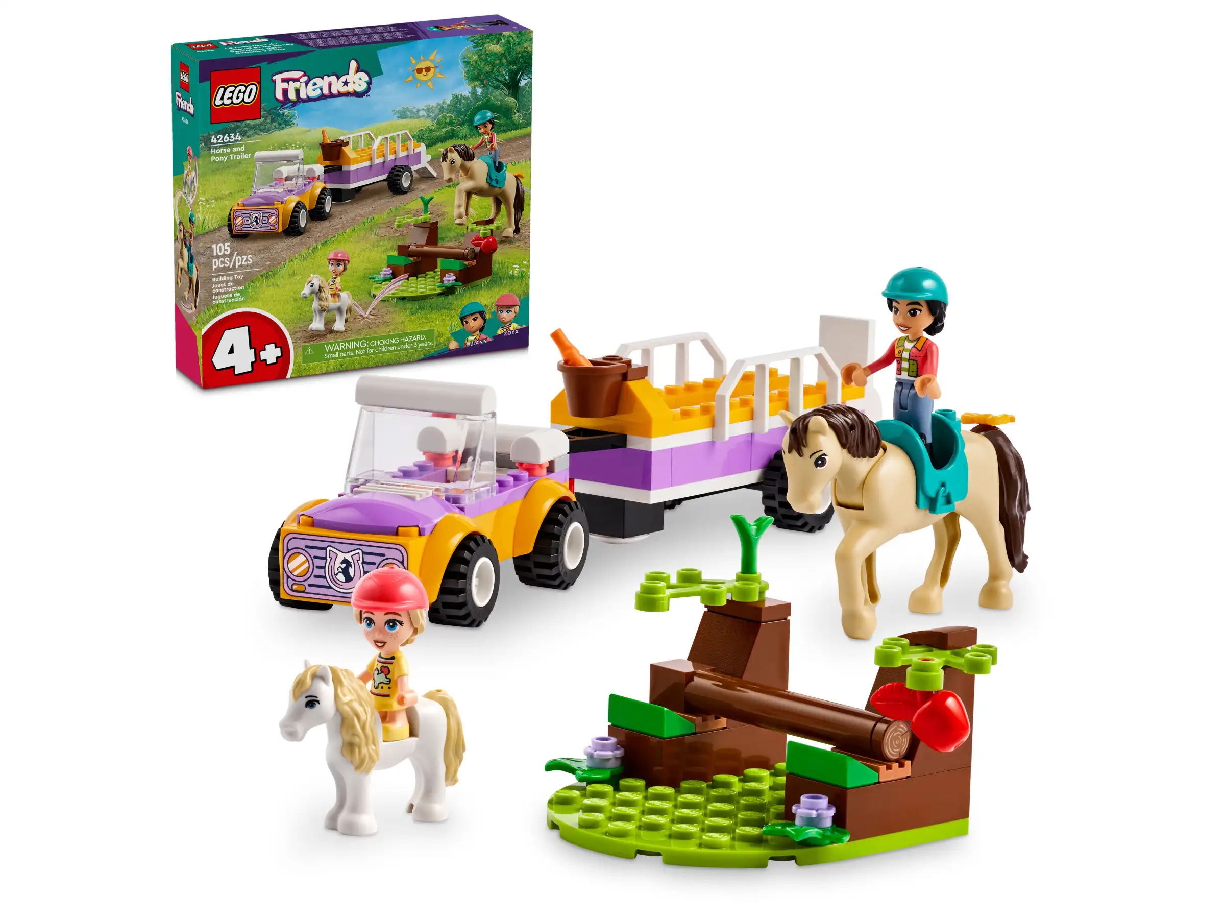 đŽ LEGO Friends 42634 â Hobuse ja poni haagis